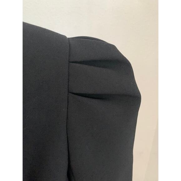 Trina Turk-Classic Blazer-Black-Tailored Suit Jacket-NWT-Puff Sleeve-Women’s-4 - Picture 4 of 9